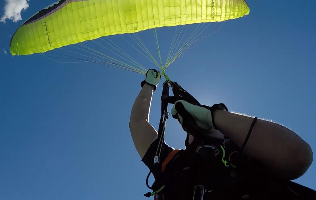 Le twist en parapente